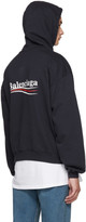 Thumbnail for your product : Balenciaga Navy Campaign Logo Hoodie