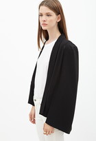 Thumbnail for your product : Forever 21 Classic Cape Blazer