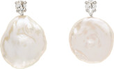 Thumbnail for your product : Simone Rocha Silver Pearl Earrings