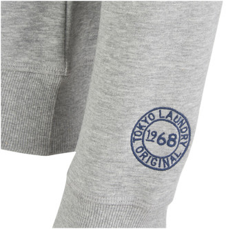 Tokyo Laundry Men's Hotchkiss Zip Through Hoody - Light Grey Marl