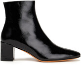 Thumbnail for your product : Vince Lanica Crinkled Patent-leather Ankle Boots
