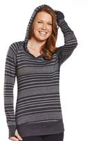 Thumbnail for your product : Jockey Women's Activewear Stripe Burnout Hoodie