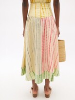 Thumbnail for your product : ALÉMAIS Alémais - Tie-dye Linen Midi Skirt - Multi