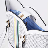 Thumbnail for your product : River Island Girls white rainbow scallop shopper bag