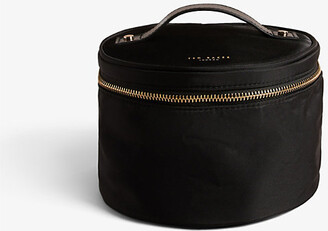Ted Baker Kimiaa saffiano leather bar detail tote bag in black