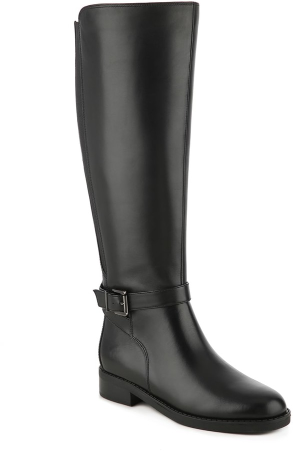 leather waterproof knee high boots