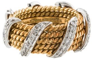 Tiffany & Co. Schlumberger Diamond Twist Ring