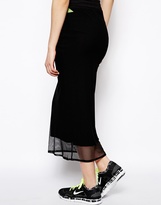 Thumbnail for your product : Pippa Lynn Mesh Tube Skirt with Sheer Panel