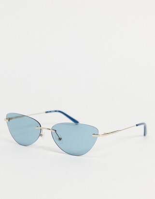 Calvin Klein CK19124S cat eye sunglasses - ShopStyle