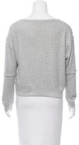 Thumbnail for your product : Alice + Olivia Embellished Oversize Sweatshirt w/ Tags