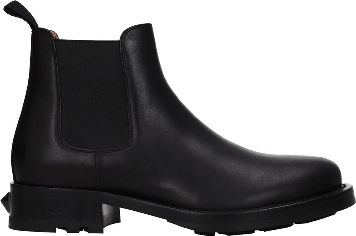 Valentino Garavani Ankle Boot Leather - ShopStyle