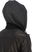 Thumbnail for your product : R 13 Women's Leather "Flight" Hooded Jacket