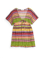Thumbnail for your product : Milly Minis Girl's Raffia Print Coverup