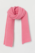 bubble gum pink scarf
