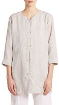 Thumbnail for your product : Eileen Fisher Slub Linen Shirt