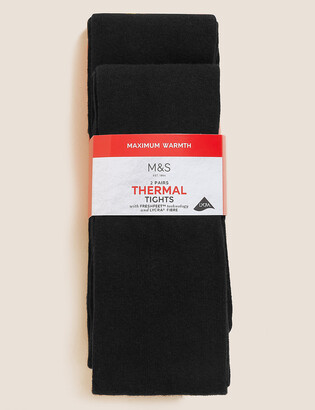 Marks and Spencer 2pk Wool Thermal Tights