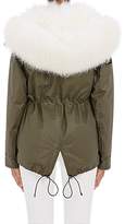 Thumbnail for your product : SAM. Women's Fur-Lined Hooded Jacket - Army, Wht