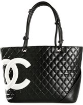 Chanel Vintage sac cabas matelassé à logo