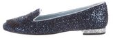 Thumbnail for your product : Chiara Ferragni Glitter Embroidered Flats