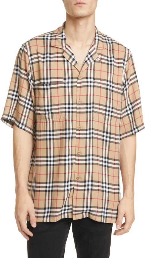 mens burberry style shirt