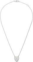 Thumbnail for your product : Gucci sterling silver Trademark pendant necklace