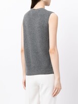Thumbnail for your product : N.Peal Sleeveless Cashmere Top