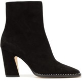 Thumbnail for your product : Jimmy Choo Marvin 85 Crystal-embellished Suede Boots - Black