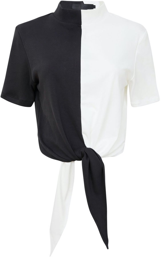 Half White Half Black Shirt Shop The World S Largest Collection Of Fashion Shopstyle