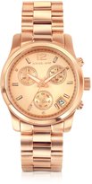 Thumbnail for your product : Michael Kors Runway Rose Gold Plated Stainless Steel Bracelet Women's Watch