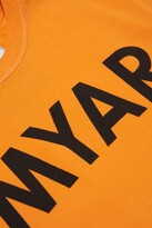 Thumbnail for your product : Myar Myt2u T-shirt Crew-neck T-shirt In Deadstock Orange Fabric With Logo On The Front