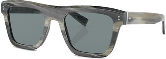 Dolce & Gabbana Eyewear Rectangle Frame Sunglasses