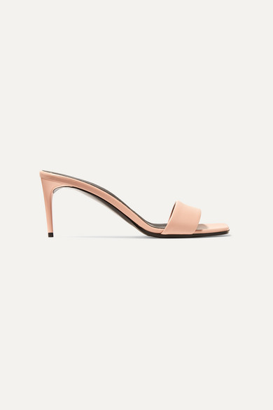 stella mccartney faux leather mules