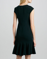 Thumbnail for your product : BCBGMAXAZRIA Cap-Sleeve Flare-Hem Dress