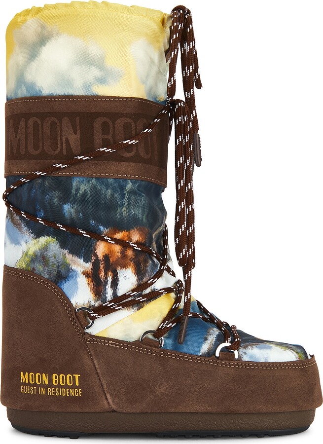 Moon Boot X Guest in Residence Icon High Postcard Boot in Brown