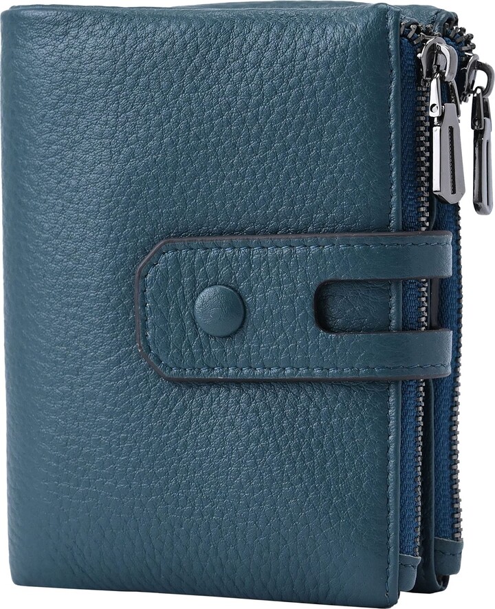 Bveyzi Small Soft Leather Purses for Women ShopStyle Wallets & Card