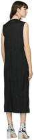 Thumbnail for your product : MM6 MAISON MARGIELA Black Wrinkled Deep V-Neck Dress