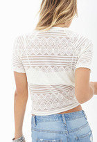 Thumbnail for your product : Forever 21 Forever21 Crochet Lace Tee