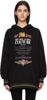 Thumbnail for your product : Versace Jeans Couture Black Warranty Label Hoodie