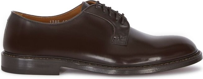 Doucal's Almond Toe Lace-Up Derby Shoes