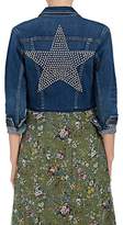 Thumbnail for your product : L'Agence Women's Zuma Studded Denim Crop Jacket - Authentiqu