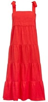Thumbnail for your product : Alice + Olivia Cynthia Tiered Tie-Strap Midi Dress