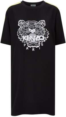 Kenzo Embroidered Tiger Icon T-Shirt Dress