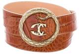 Thumbnail for your product : Just Cavalli Embossed Buckle Belt