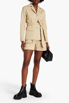 Thumbnail for your product : Boutique Moschino Belted stretch-cotton twill blazer