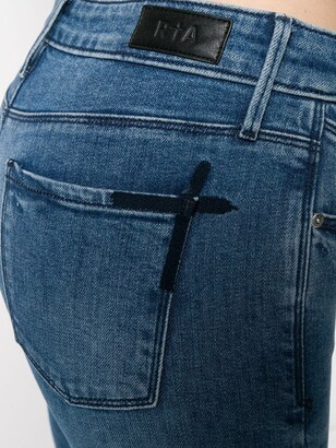 RtA Cropped Skinny Jeans