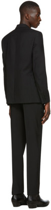 Saint Laurent Black Gabardine Suit