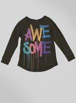 Thumbnail for your product : Junk Food Clothing Kids Girls Awesome Raglan-jtblk-s