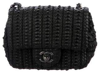 Chanel 2016 Small Crochet Lambskin Flap Bag
