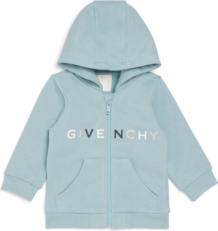 Givenchy Kids Cotton-Blend Multi-Tone Logo Hoodie