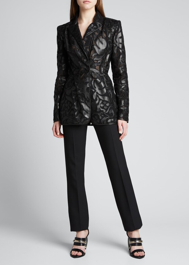 alexander mcqueen lace jacket